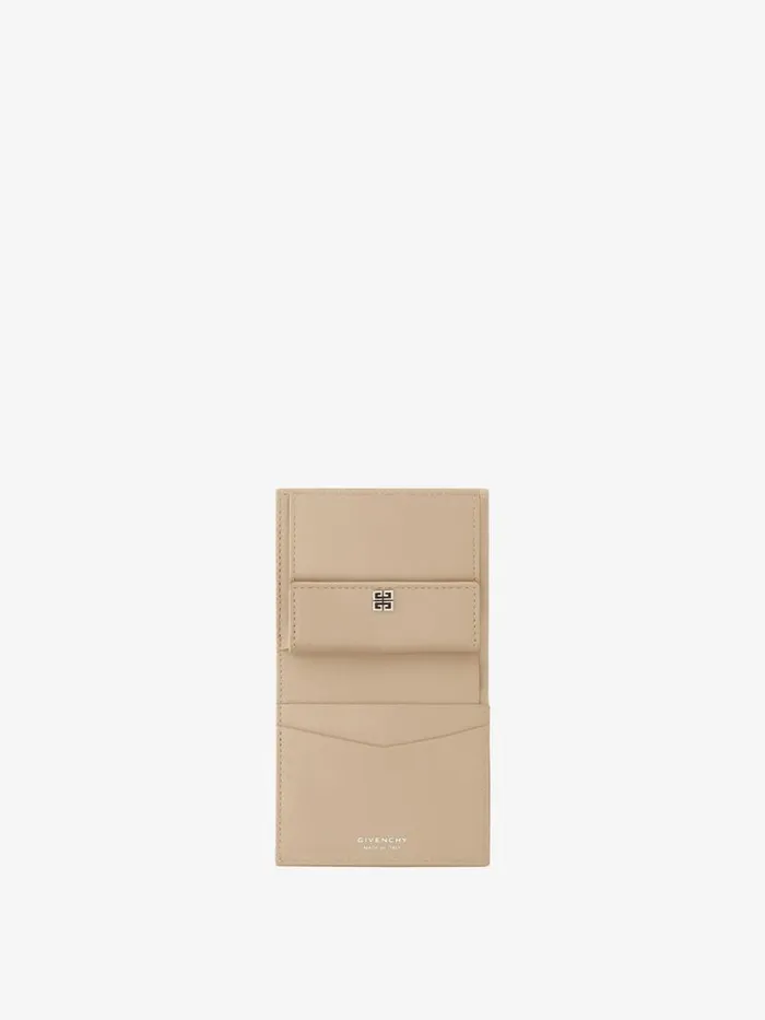 4g Wallet In Laminated Leather Dusty Golden Women Givenchy Wallets and Card Holders