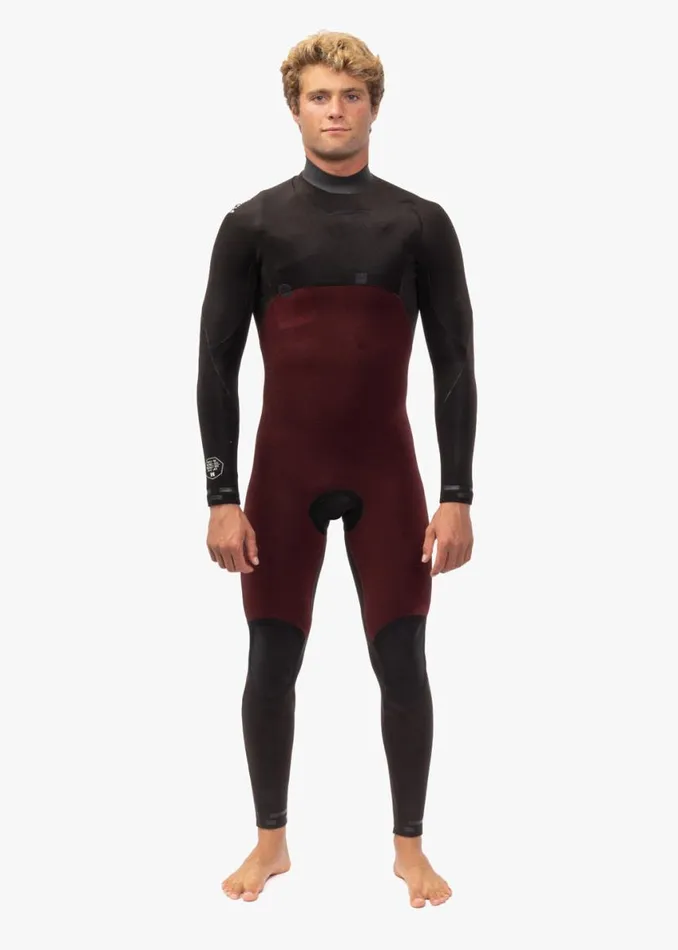 7 Seas Comp 32 Full Chest Zip Wetsuit Harbor Blue Men Vissla Wetsuits
