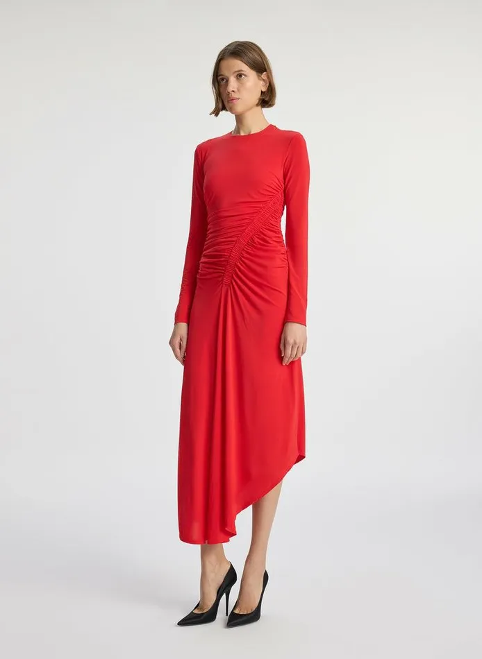 Accessories Women ALC Adeline Jersey Midi Dress Ruby Accessories Women ALC Adeline Jersey Midi Dress Ruby