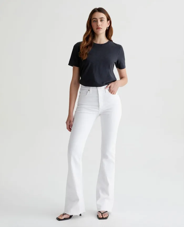 AG Jeans Alexxis Boot Modern White Women Denim
