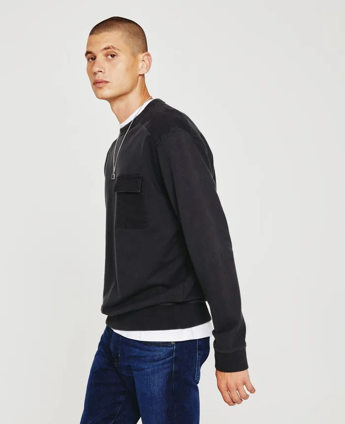 AG Jeans Brendan Sweatshirt Gunpowder Men Sweatshirts