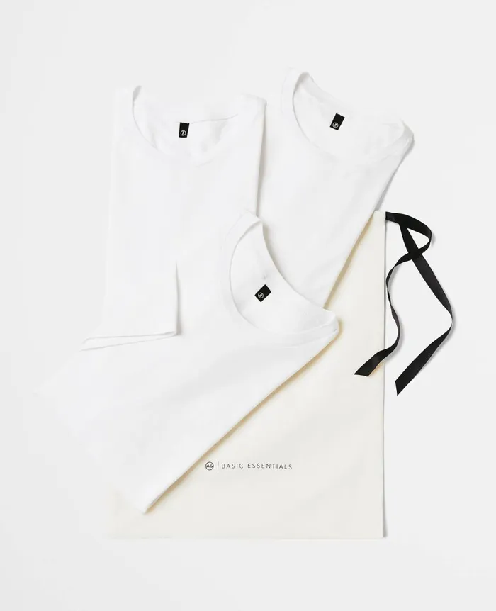 AG Jeans Bryce Crew Pack Essential True White Men Tees