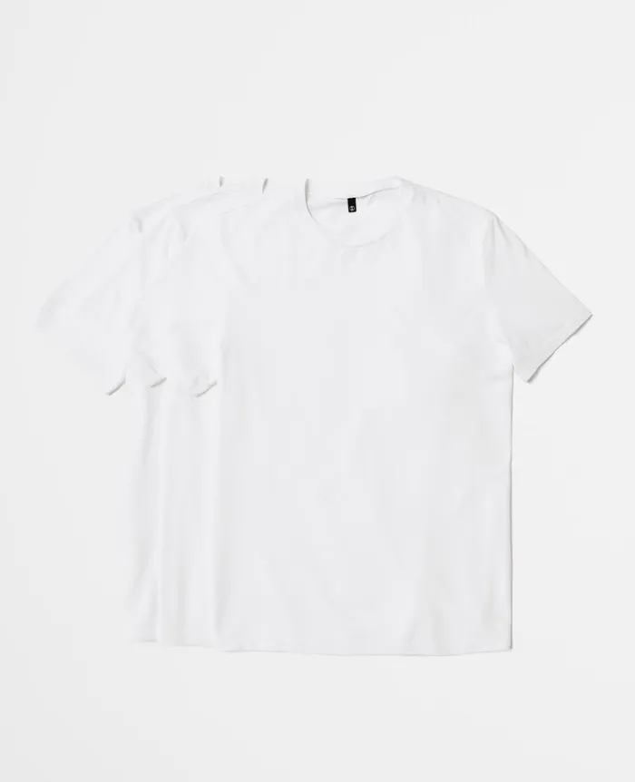 AG Jeans Bryce Crew Pack Essential True White Men Tees AG Jeans Bryce Crew Pack Essential True White Men Tees