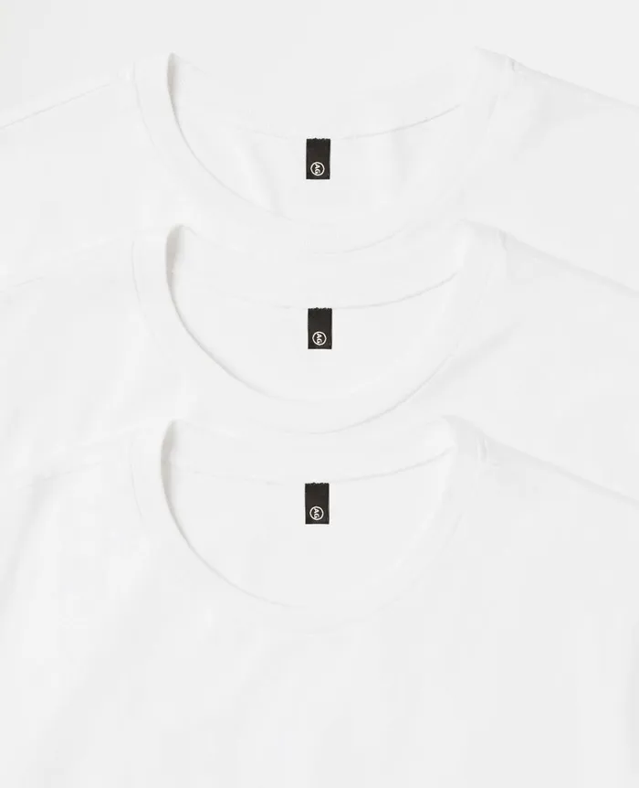 AG Jeans Bryce Crew Pack Essential True White Men Tees AG Jeans Bryce Crew Pack Essential True White Men Tees
