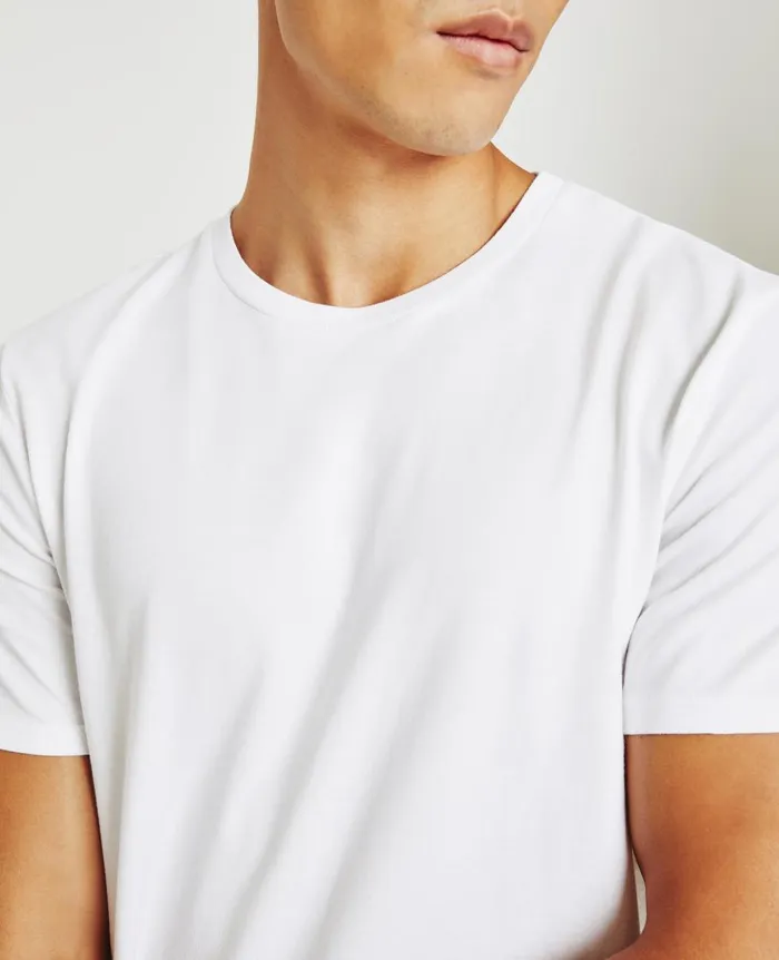 AG Jeans Bryce Crew Pack Essential True White Men Tees AG Jeans Bryce Crew Pack Essential True White Men Tees