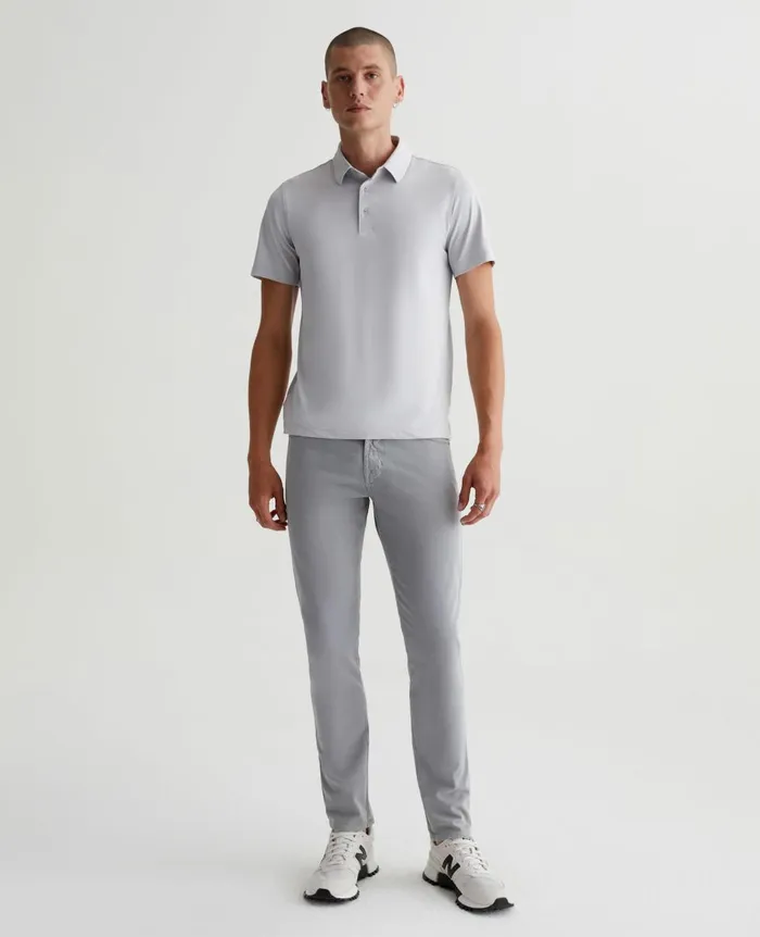 AG Jeans Bryce Polo Fade To Graye Men Polos AG Jeans Bryce Polo Fade To Graye Men Polos