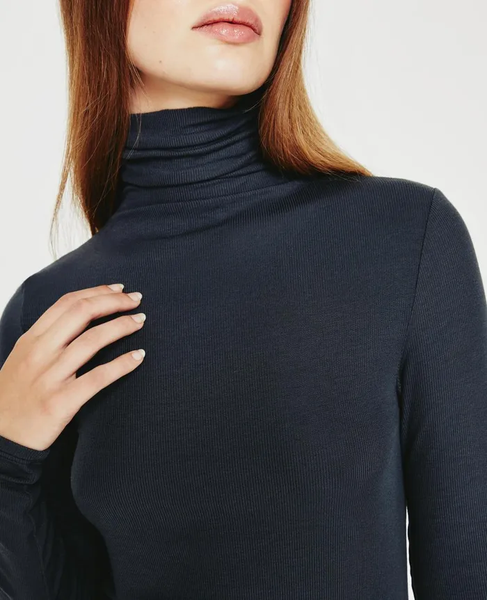 AG Jeans Chels Turtleneck Twilight Canal Women Tops and Shirts AG Jeans Chels Turtleneck Twilight Canal Women Tops and Shirts