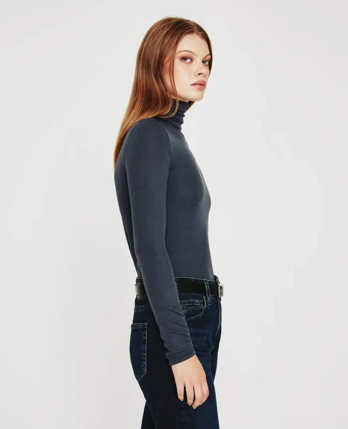 AG Jeans Chels Turtleneck Twilight Canal Women Tops and Shirts AG Jeans Chels Turtleneck Twilight Canal Women Tops and Shirts