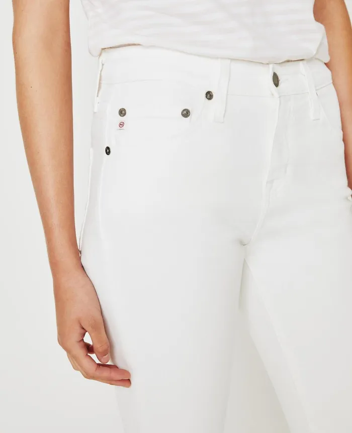 AG Jeans ExBoyfriend Slim 1yr Tonal White Women Denim AG Jeans ExBoyfriend Slim 1yr Tonal White Women Denim