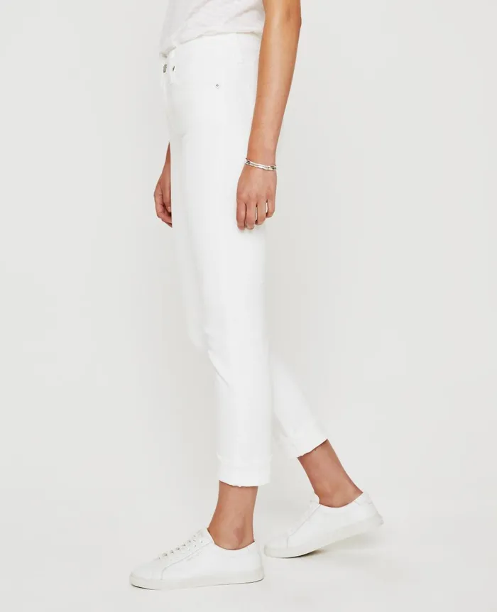 AG Jeans ExBoyfriend Slim 1yr Tonal White Women Denim AG Jeans ExBoyfriend Slim 1yr Tonal White Women Denim