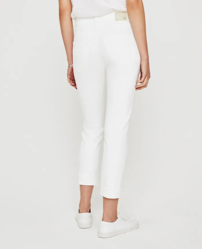 AG Jeans ExBoyfriend Slim 1yr Tonal White Women Denim AG Jeans ExBoyfriend Slim 1yr Tonal White Women Denim