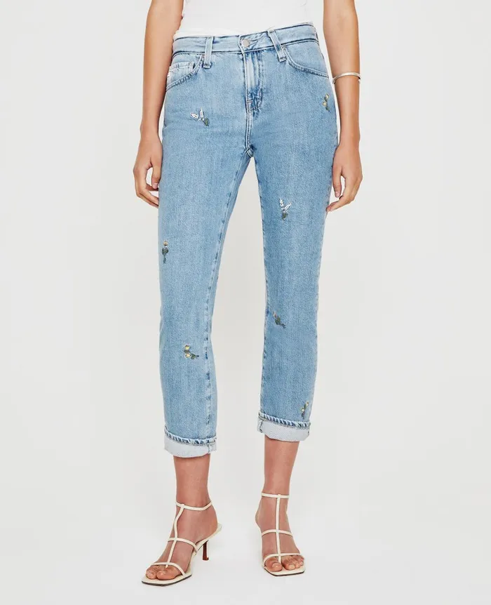 AG Jeans ExBoyfriend Slim Eb Super Bloom Flower Child Women Denim AG Jeans ExBoyfriend Slim Eb Super Bloom Flower Child Women Denim