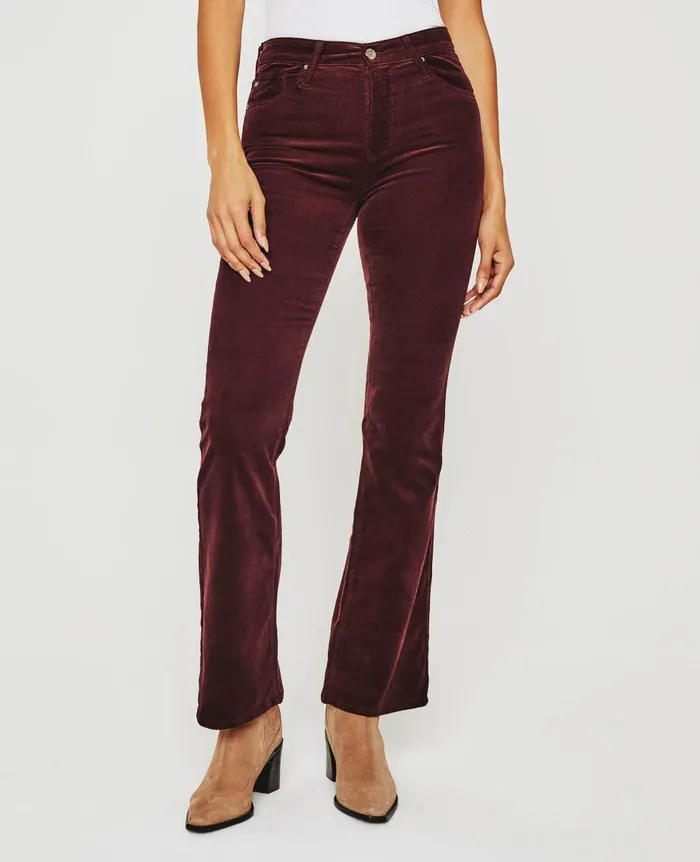AG Jeans Farrah Boot Wine Bloom Women Pants AG Jeans Farrah Boot Wine Bloom Women Pants