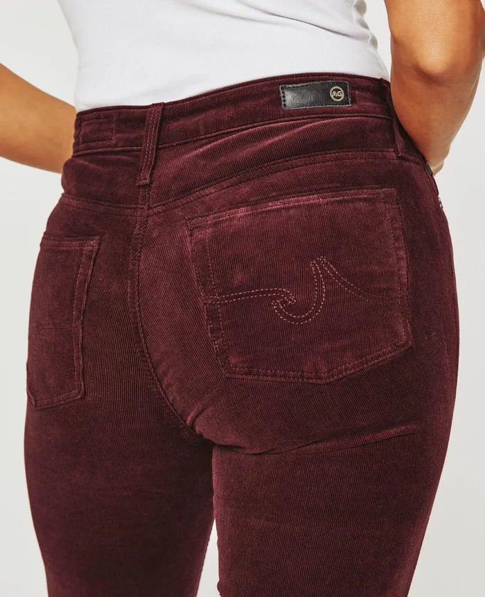 AG Jeans Farrah Boot Wine Bloom Women Pants AG Jeans Farrah Boot Wine Bloom Women Pants