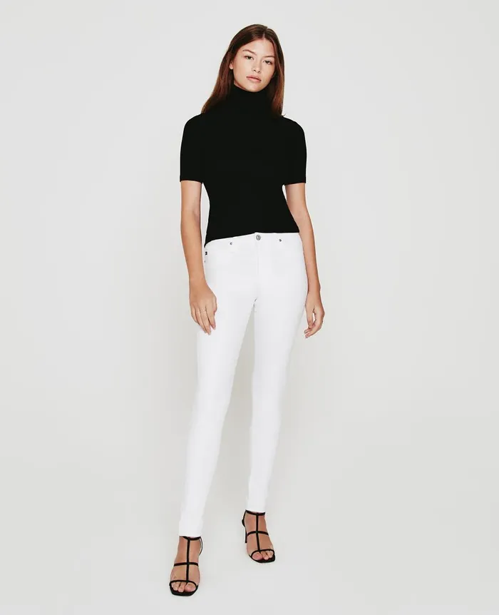 AG Jeans Farrah Skinny White Women Pants