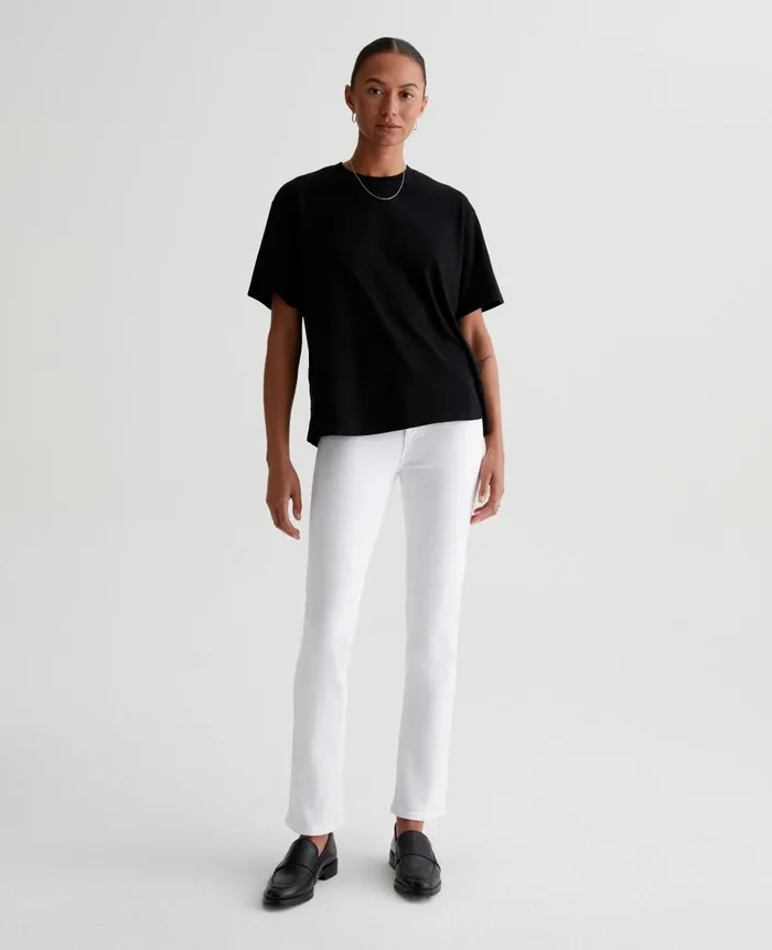 AG Jeans Mari White Women Denim