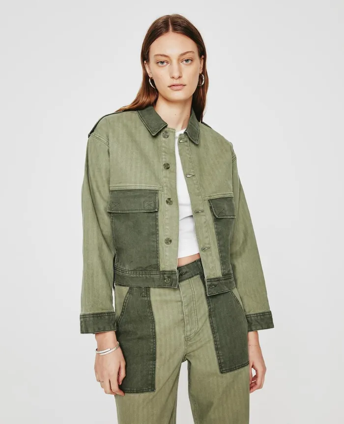 AG Jeans Mirah Utility Jacket Valley Cavalry Sage Women Jackets