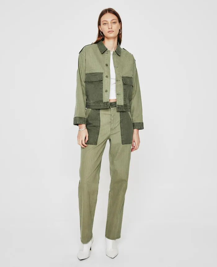 AG Jeans Mirah Utility Jacket Valley Cavalry Sage Women Jackets AG Jeans Mirah Utility Jacket Valley Cavalry Sage Women Jackets