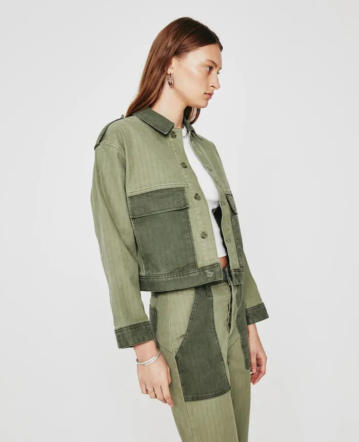 AG Jeans Mirah Utility Jacket Valley Cavalry Sage Women Jackets AG Jeans Mirah Utility Jacket Valley Cavalry Sage Women Jackets