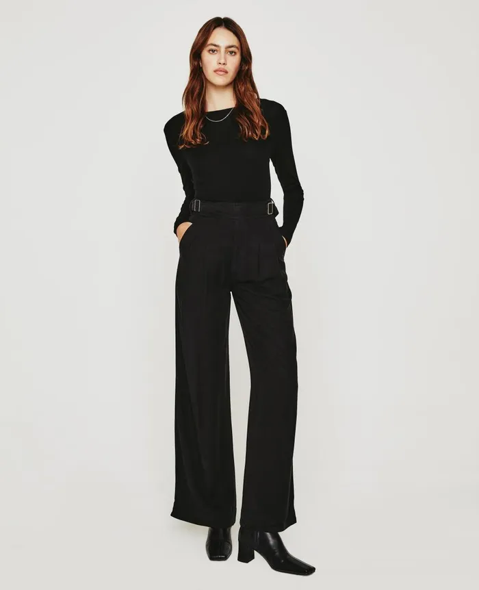 AG Jeans Natalie Trouser True Black Women Pants