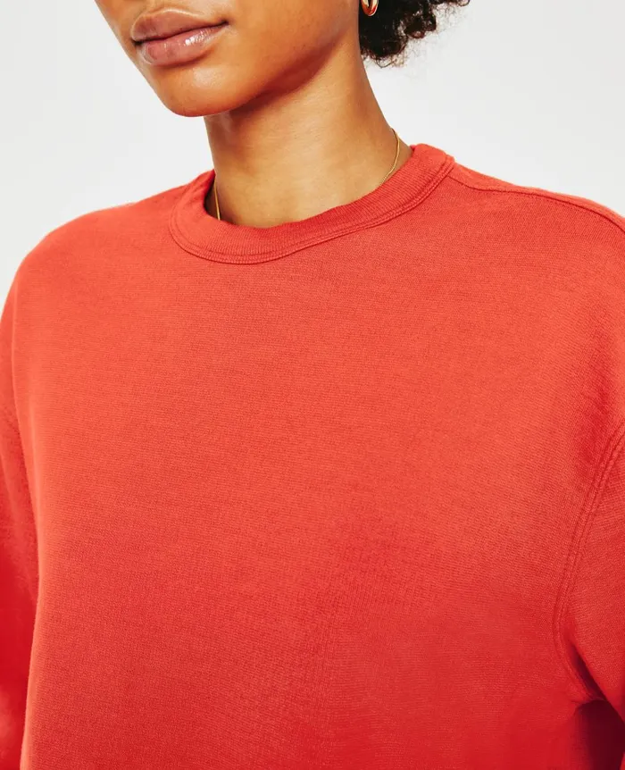 AG Jeans Nova Crew Terra Cotta Women Sweatshirts AG Jeans Nova Crew Terra Cotta Women Sweatshirts