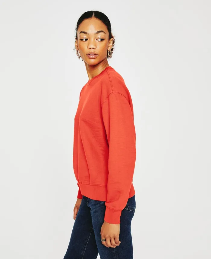AG Jeans Nova Crew Terra Cotta Women Sweatshirts AG Jeans Nova Crew Terra Cotta Women Sweatshirts