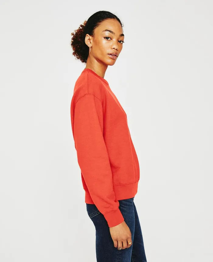 AG Jeans Nova Crew Terra Cotta Women Sweatshirts AG Jeans Nova Crew Terra Cotta Women Sweatshirts