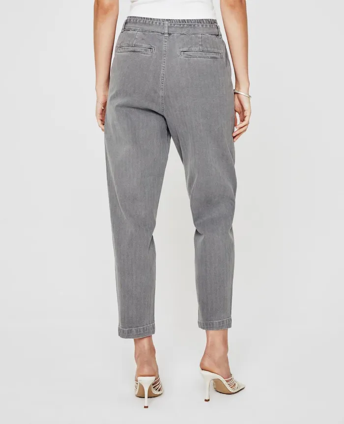 AG Jeans Renn Paperbag Trouser Sulfur Smooth Slate Women Pants AG Jeans Renn Paperbag Trouser Sulfur Smooth Slate Women Pants