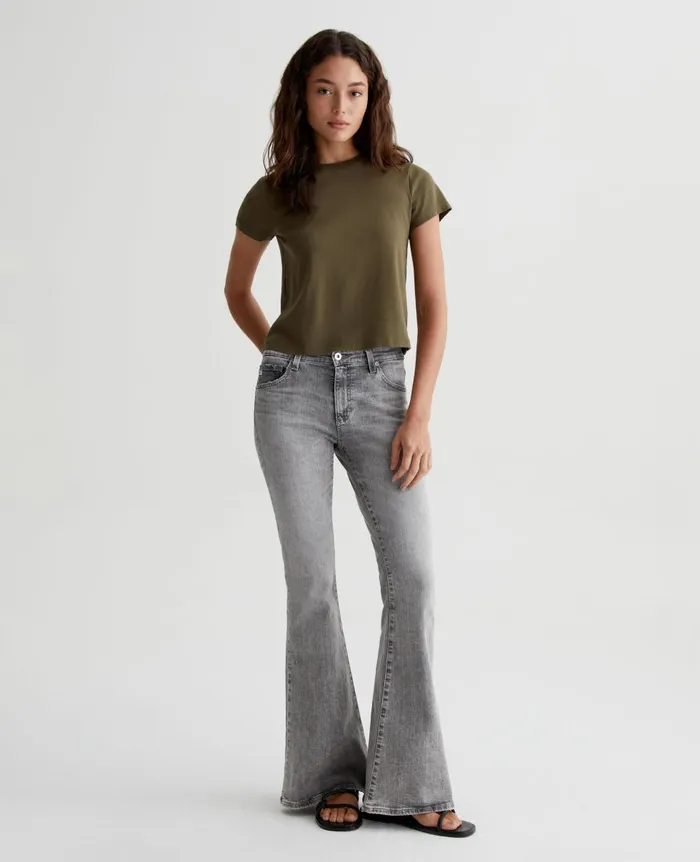 AG Jeans Sadie Crew Shady Moss Women Tees and Tanks AG Jeans Sadie Crew Shady Moss Women Tees and Tanks
