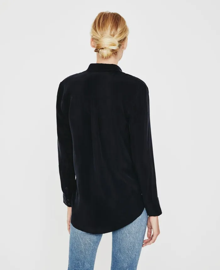 AG Jeans Shiela True Black Women Tops and Shirts AG Jeans Shiela True Black Women Tops and Shirts
