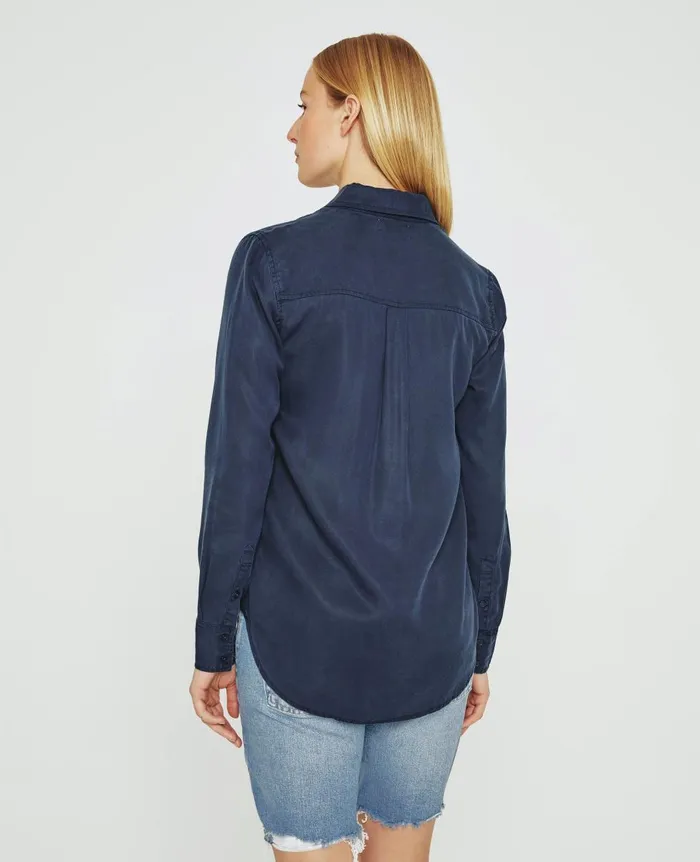 AG Jeans Shiela Utility Deep Navy Women Tops and Shirts AG Jeans Shiela Utility Deep Navy Women Tops and Shirts