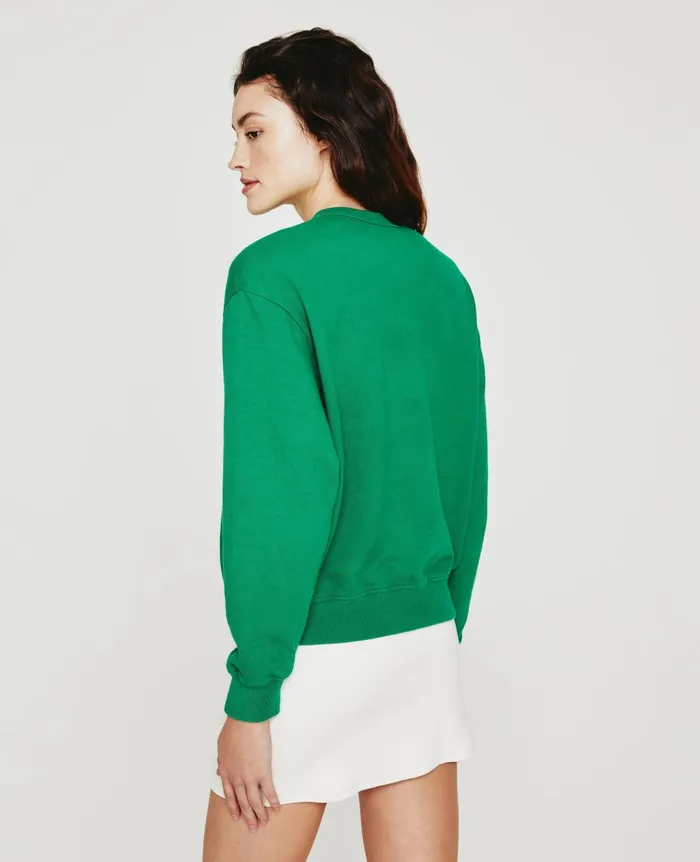 AG Jeans Weddington Crew Sweatshirt Save Weddington Turf Green Women Sweatshirts AG Jeans Weddington Crew Sweatshirt Save Weddington Turf Green Women Sweatshirts