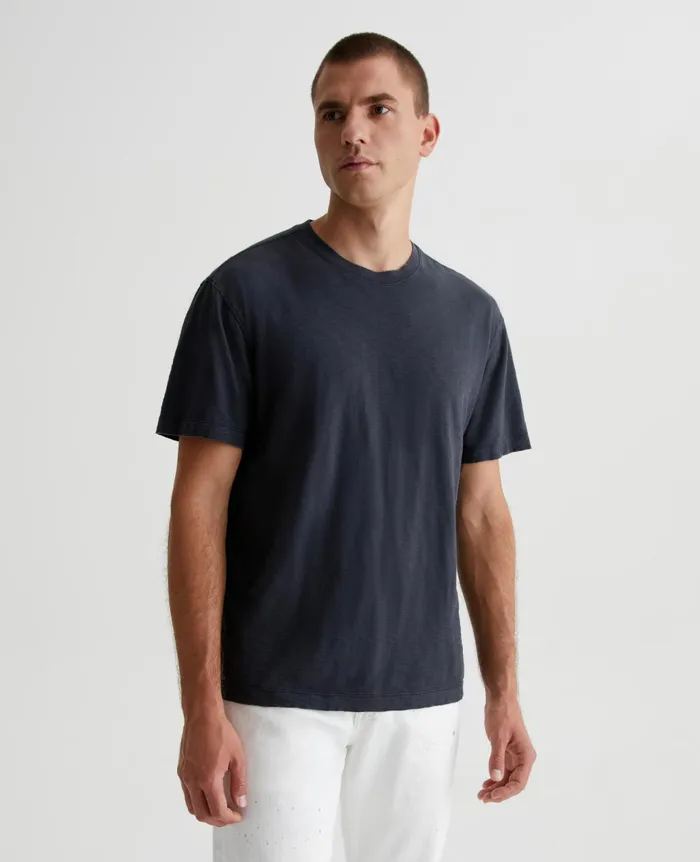 AG Jeans Wesley Crew 5 Years True Black Men Tees