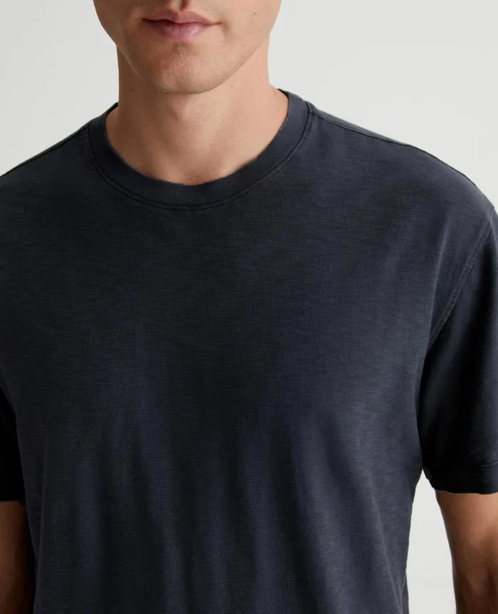 AG Jeans Wesley Crew 5 Years True Black Men Tees AG Jeans Wesley Crew 5 Years True Black Men Tees