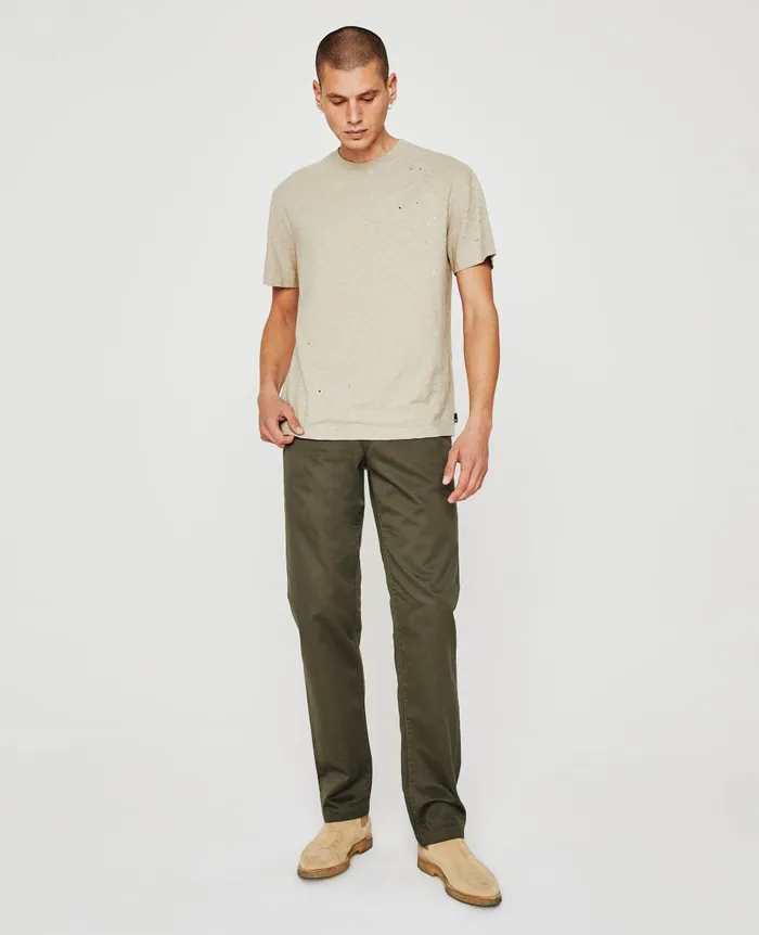 AG Jeans Wesley Crew Stone Dot Natural Multi Men Tees AG Jeans Wesley Crew Stone Dot Natural Multi Men Tees