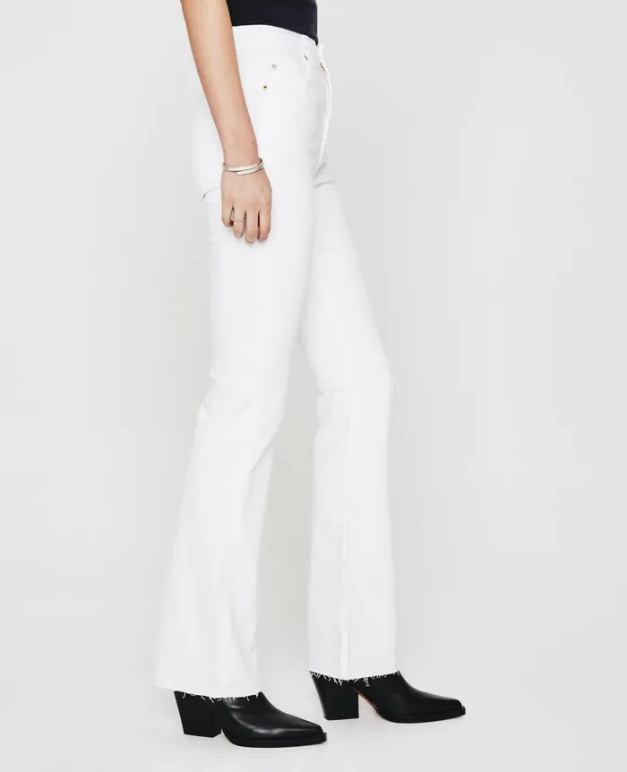 Alexxis Boot Authentic White Women AG Jeans Denim Alexxis Boot Authentic White Women AG Jeans Denim