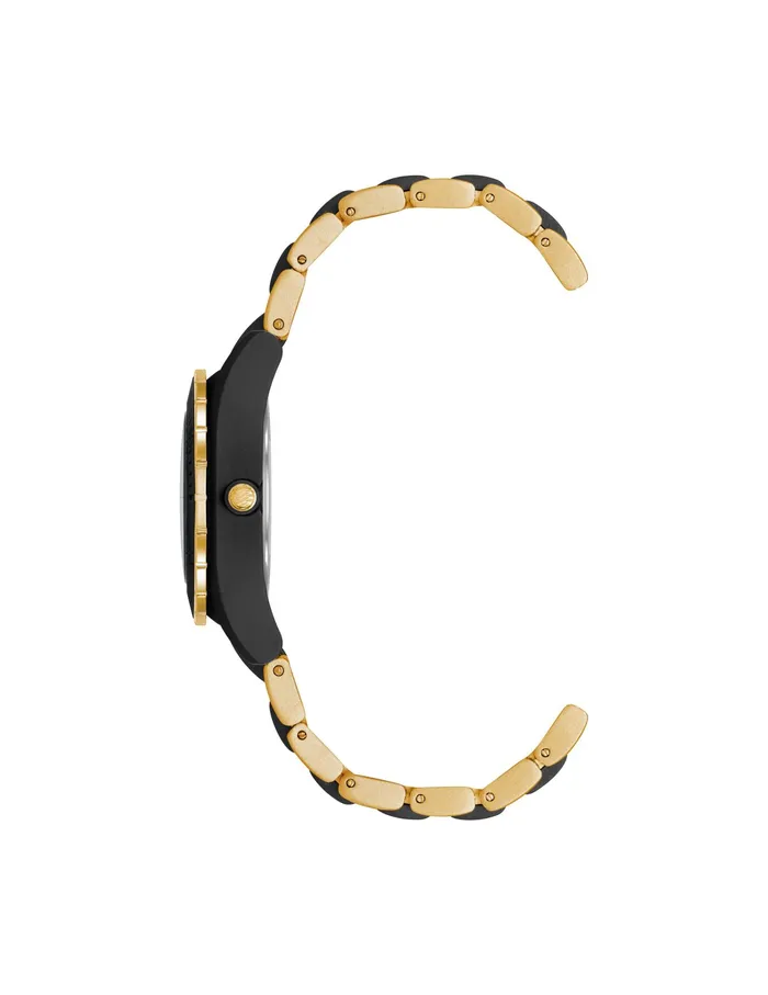 Anne Klein Consider It Recycled Ocean Plastic Bracelet Watch Black Women Watches 038 Jewelry