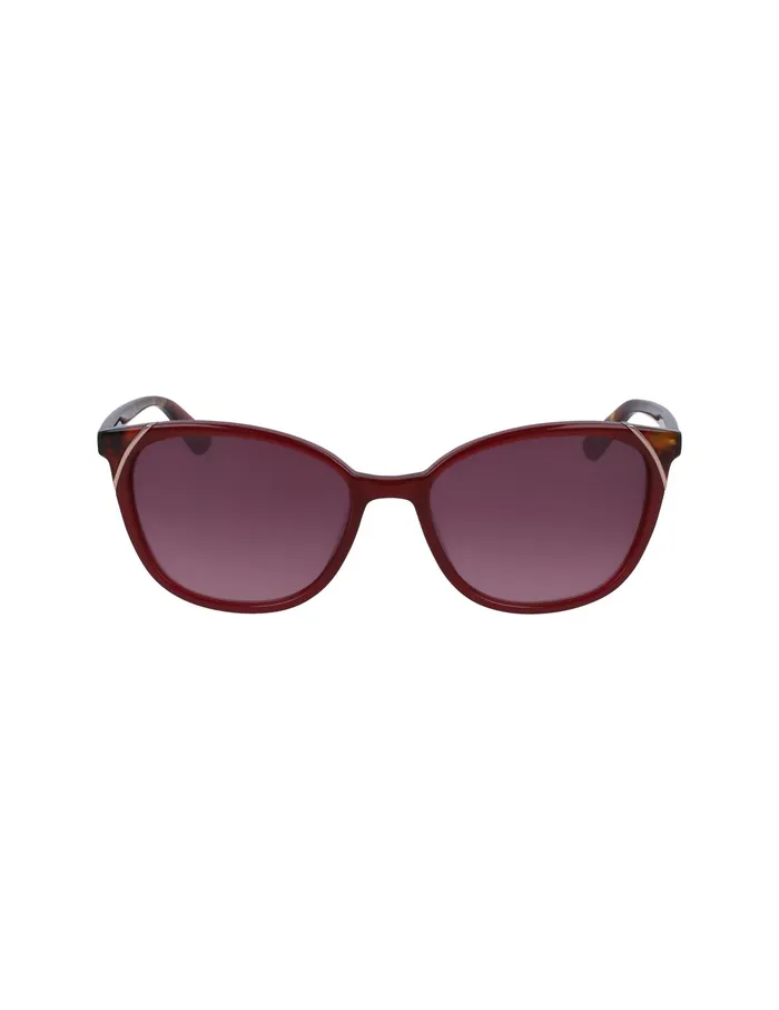 Anne Klein Modern CatEye Sunglasses Merlot Women Accessories