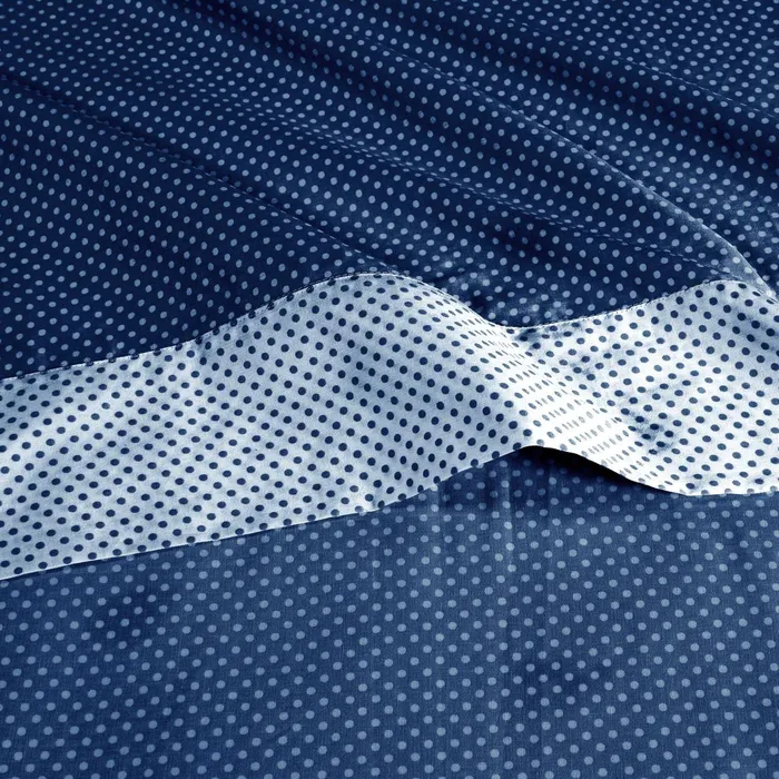 Anne Klein Westhill Dot Sheet Set Navy Women Home