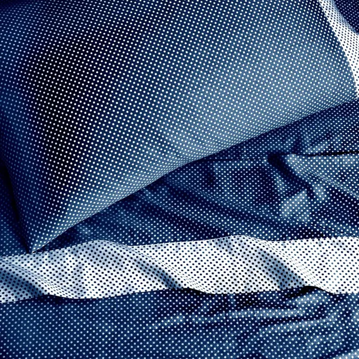 Anne Klein Westhill Dot Sheet Set Navy Women Home