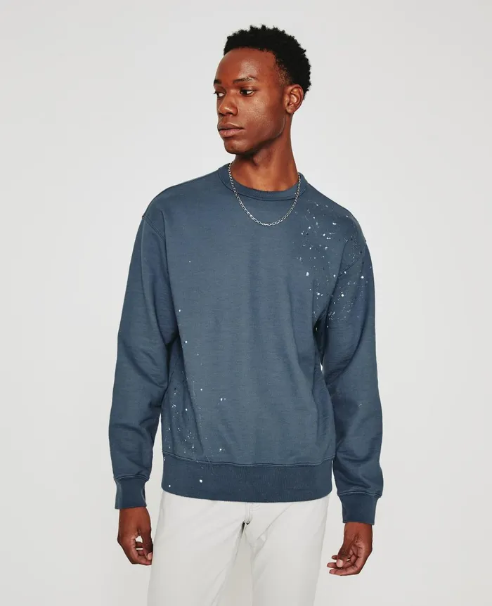 Arc Crew Stone Dot Navy Multi Men AG Jeans Tees
