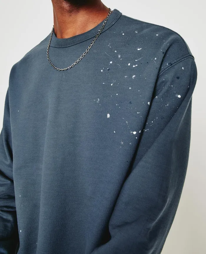 Arc Crew Stone Dot Navy Multi Men AG Jeans Tees Arc Crew Stone Dot Navy Multi Men AG Jeans Tees