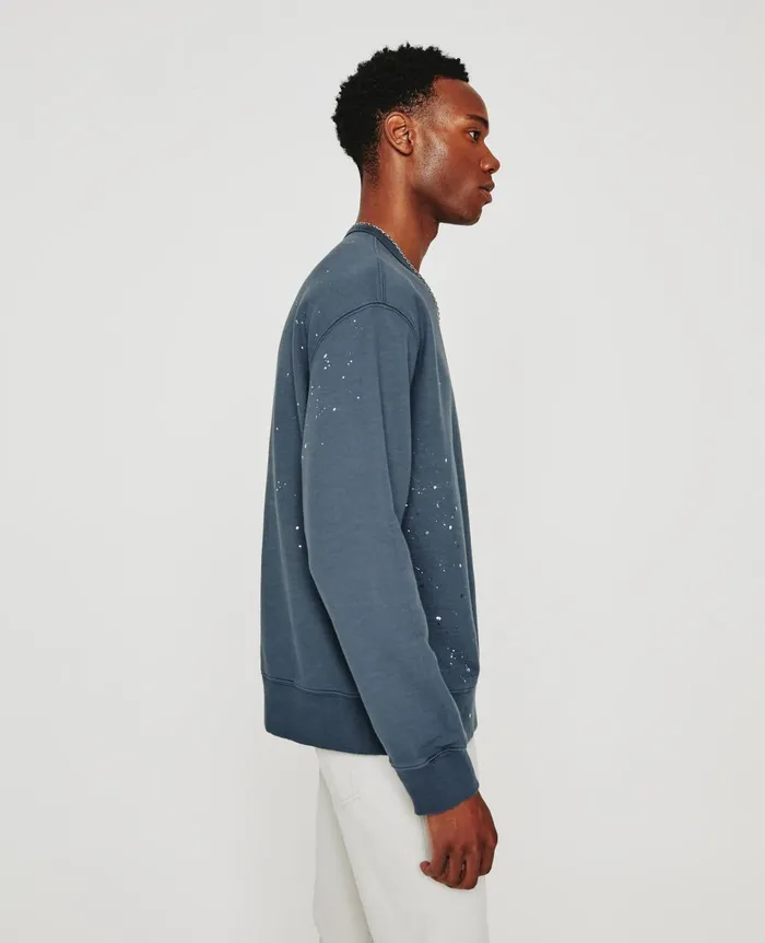 Arc Crew Stone Dot Navy Multi Men AG Jeans Tees Arc Crew Stone Dot Navy Multi Men AG Jeans Tees