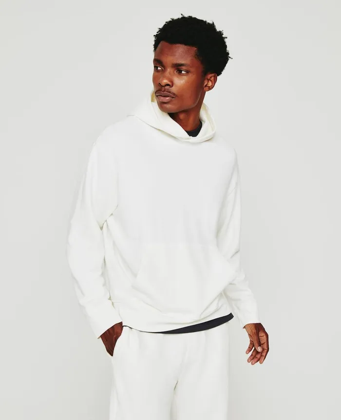 Arc Hoodie Ivory Dust Men AG Jeans Sweatshirts