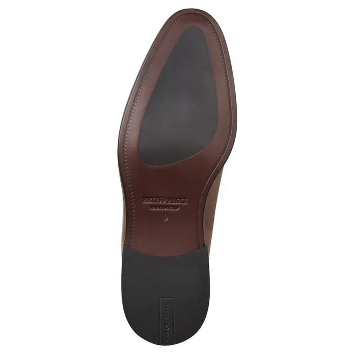 Arden Braided Leather LoaferCognac Men Bruno Magli Loafers and Slipons