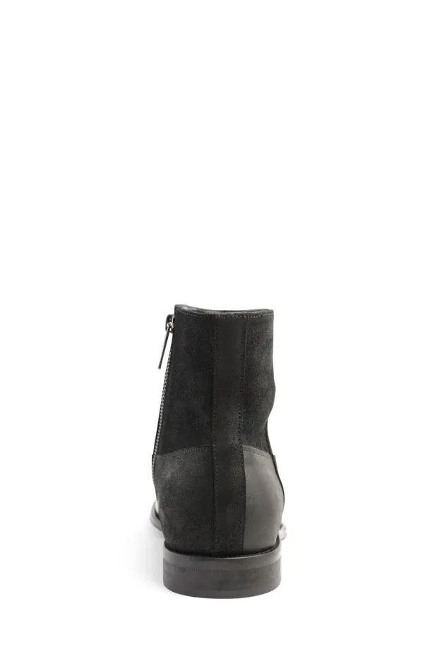 Armando Patent Ombre Suede Zip Boot 8211 Black Men Bruno Magli Boots