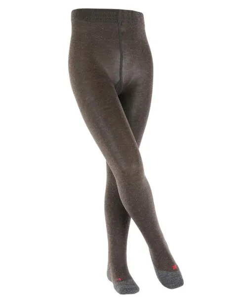 Babies and Kids Active Warm Kids Tights Anthramel FALKE Tights and Leggings