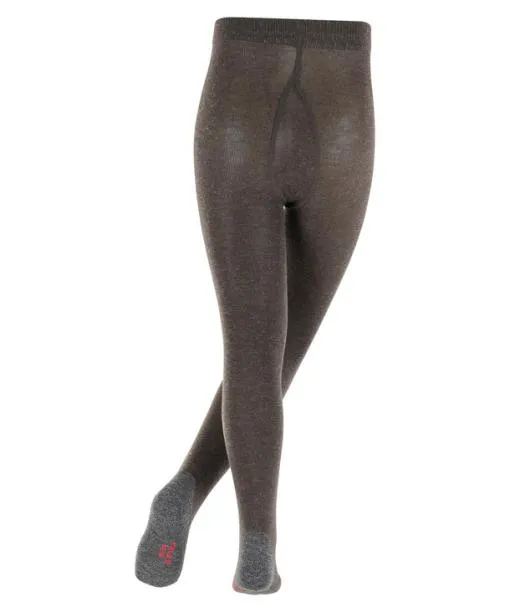 Babies and Kids Active Warm Kids Tights Anthramel FALKE Tights and Leggings