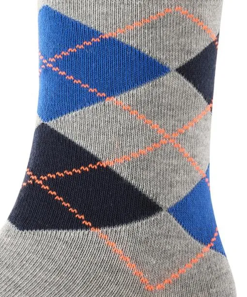 Babies and Kids Classic Argyle Kids Socks Light Grey FALKE Socks