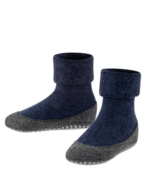 Babies and Kids Cosyshoe Teens Kids Slippers Dark Blue FALKE House Socks